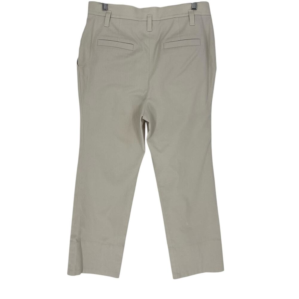 Brunello Cucinelli Pleated Cotton‎ Blend Ruffle Waistband Pants - Picture 9 of 13